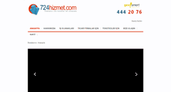 Desktop Screenshot of 724hizmet.com